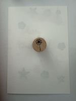Rubber stamp: dandelion flower 