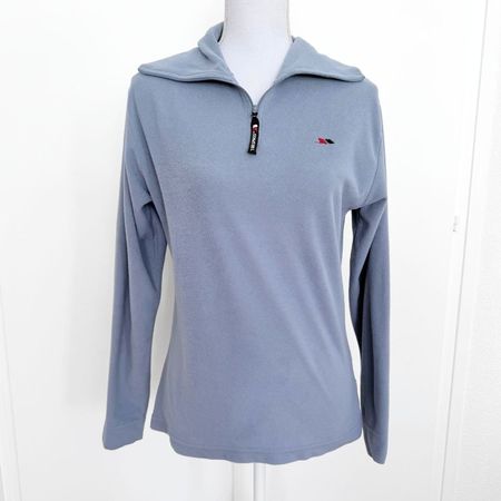 TRESPASS Pull Polaire Bleu / Gris - Taille 12