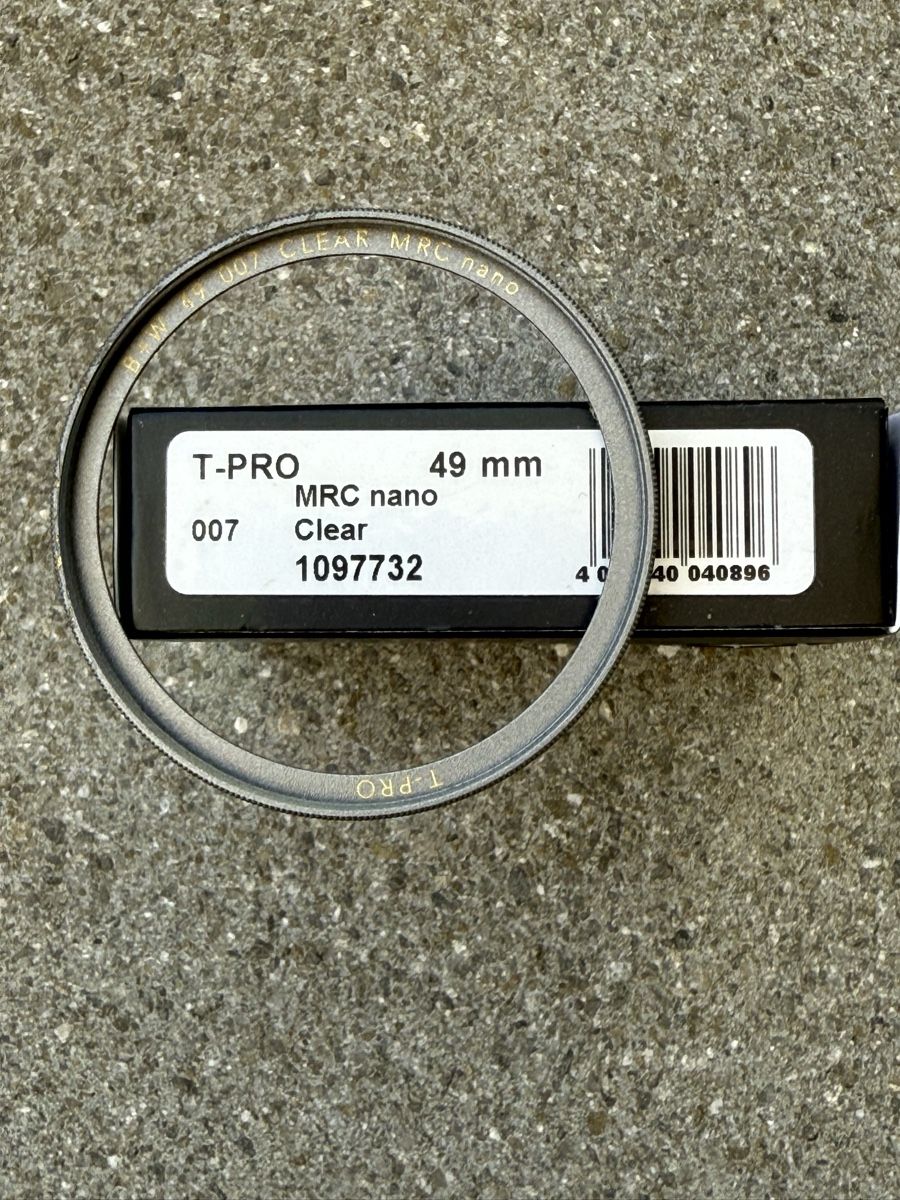 Filtri: Neutralfilter B+W T-Pro 007 MRC nano Clear 49mm – Usato da Zürich venduto da aralex1 2
