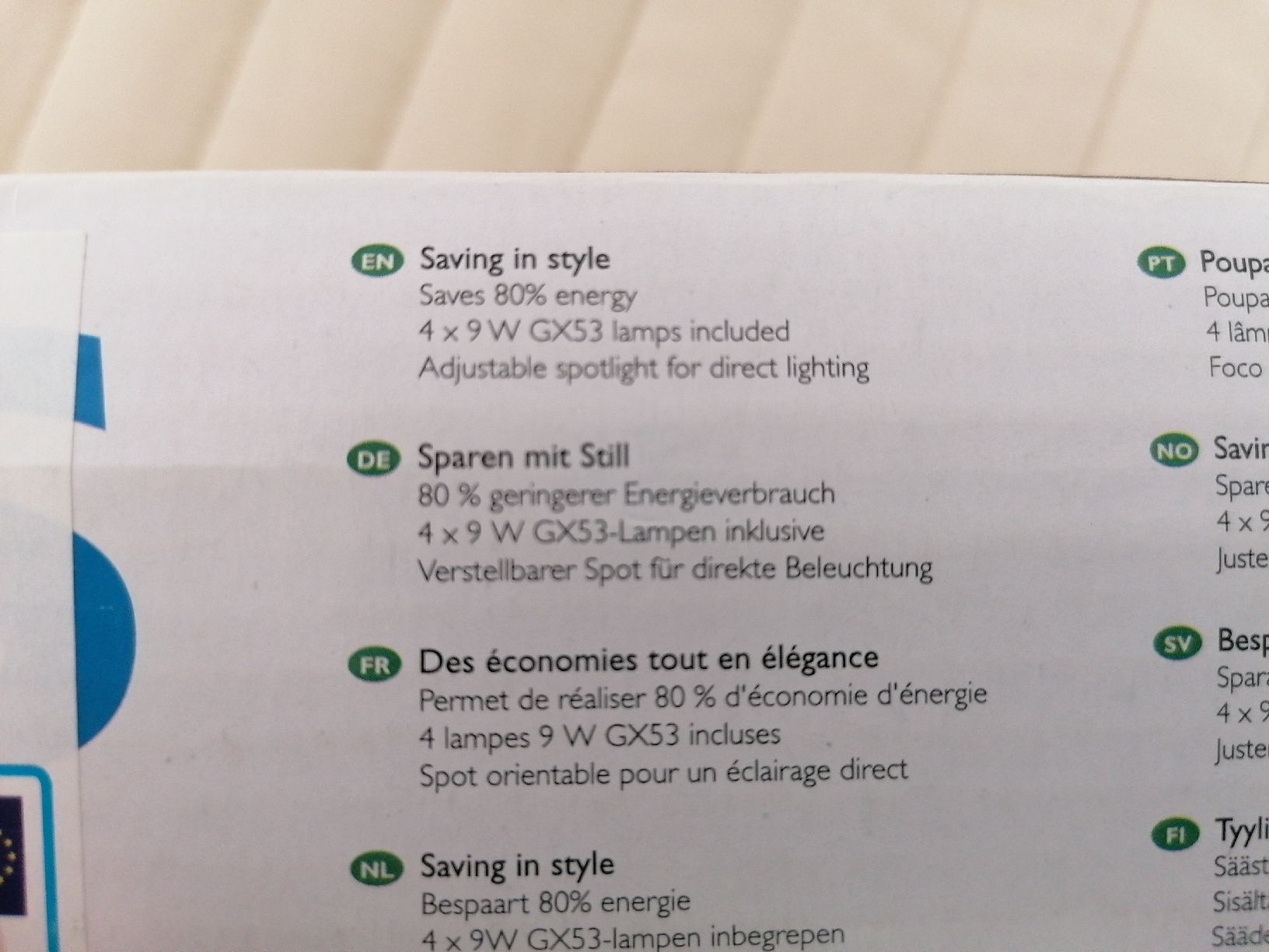 Philips Lampadari & plafoniere: Philips Deckenstrahler, EcoMoods, 4er-Set, neu – Nuovo e nell'imballaggio originale da Emmen venduto da Tigerlady 3