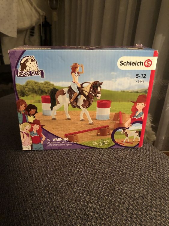 Schleich Horse Club 12-Piece Rodeo Riding Set with Cowgirl & Horse, PVC, Multi, Model 42441, Gift for Ages 5+