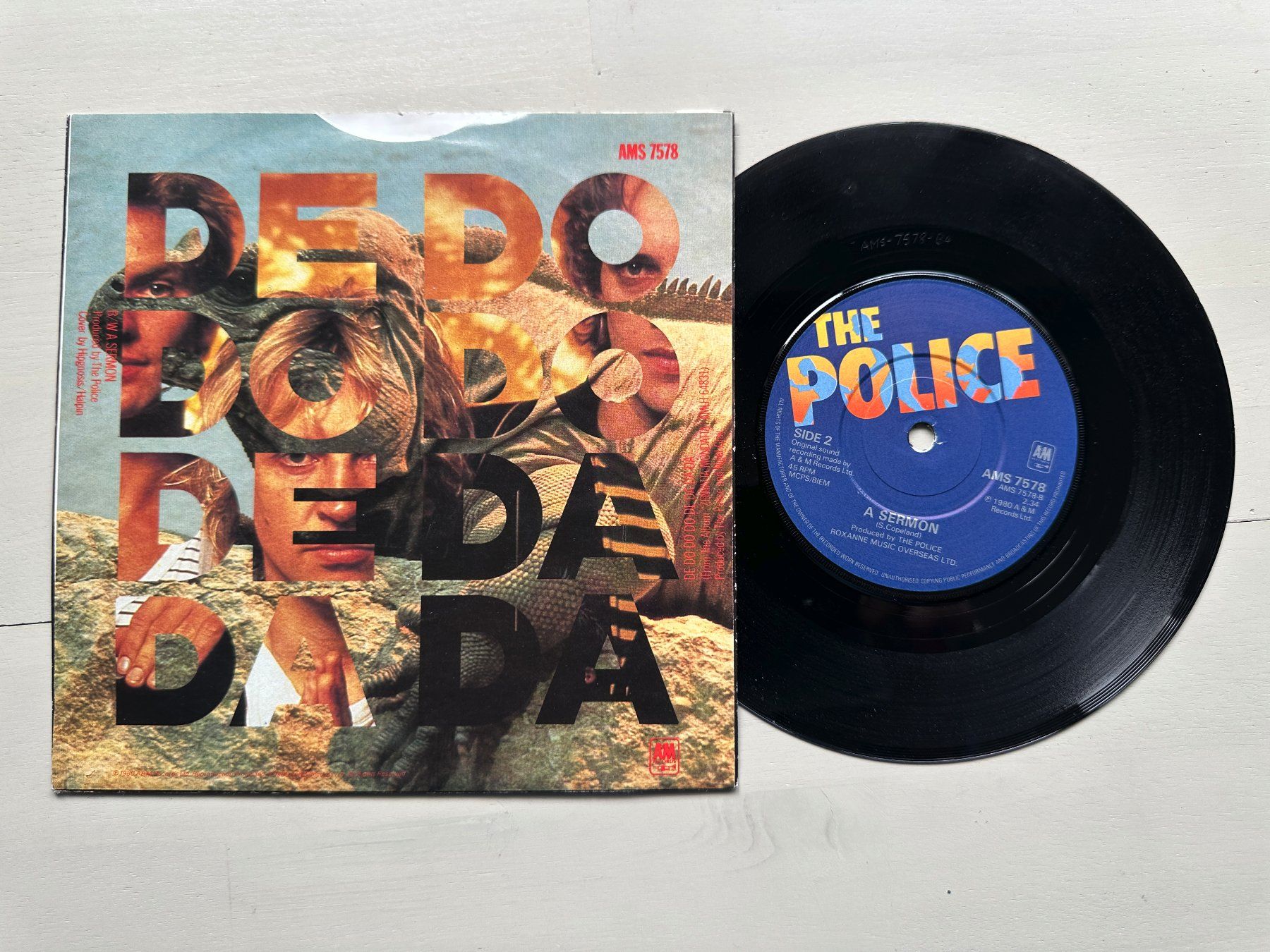 Dischi in vinile: POLICE STING rare Single Kult De Do Do Da UK diffent Cover – Usato da Basel venduto da Partridge 1