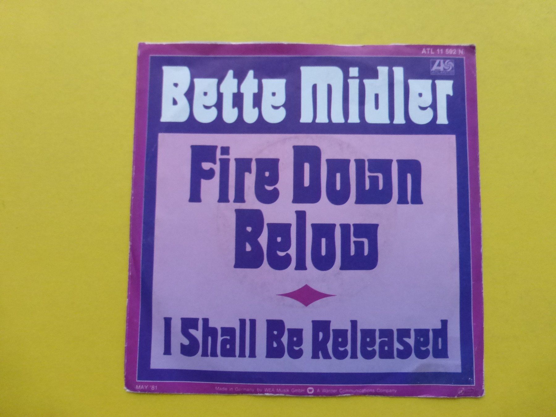 Schallplatten: Bette Midler – Fire Down Below – Gebraucht aus Zürich von Swiss57 1