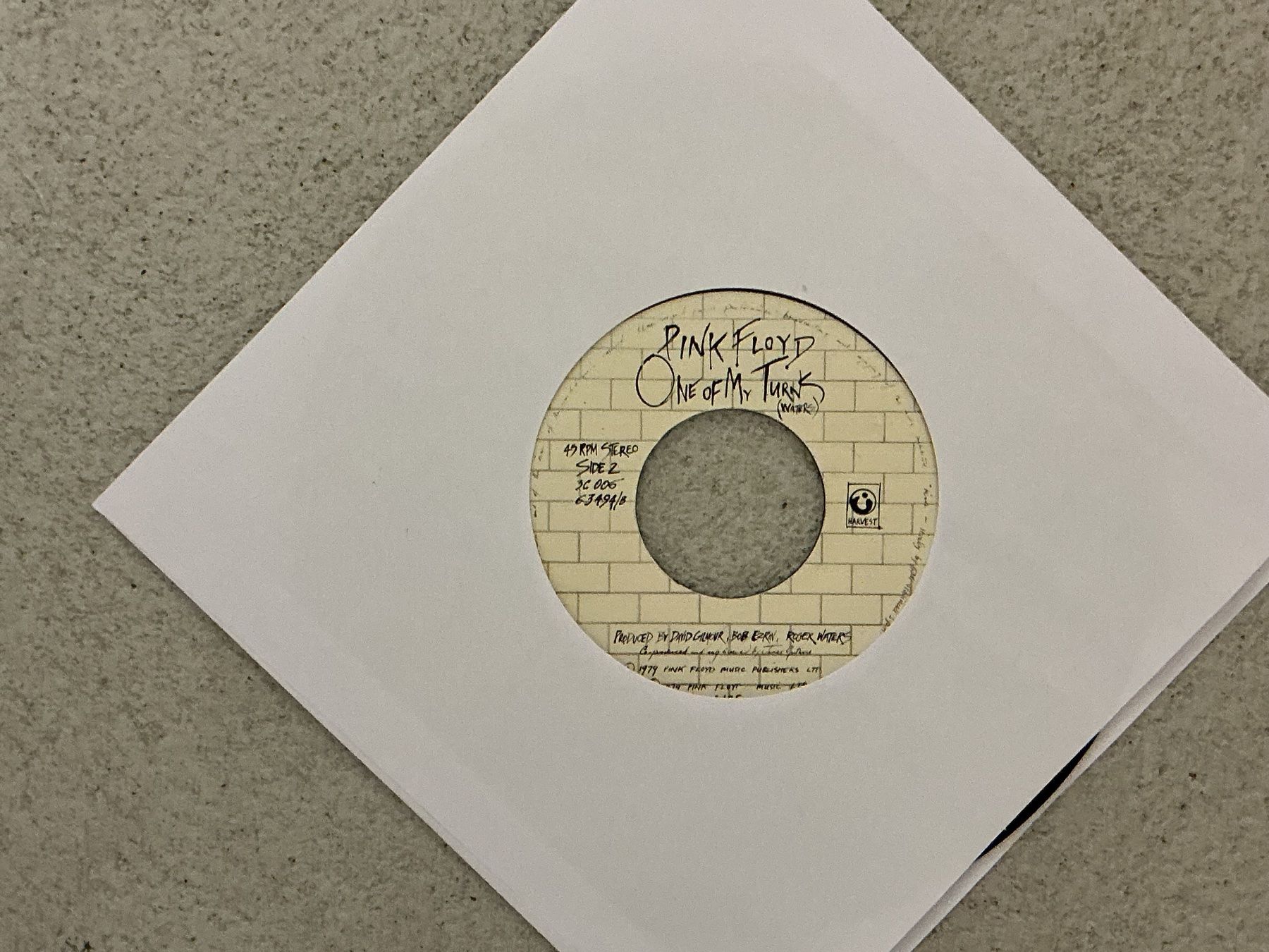 Dischi in vinile: Pink Floyd Single  - Another Brick In The Wall – Usato da Winterthur venduto da Tumko_7_Vinyl 1