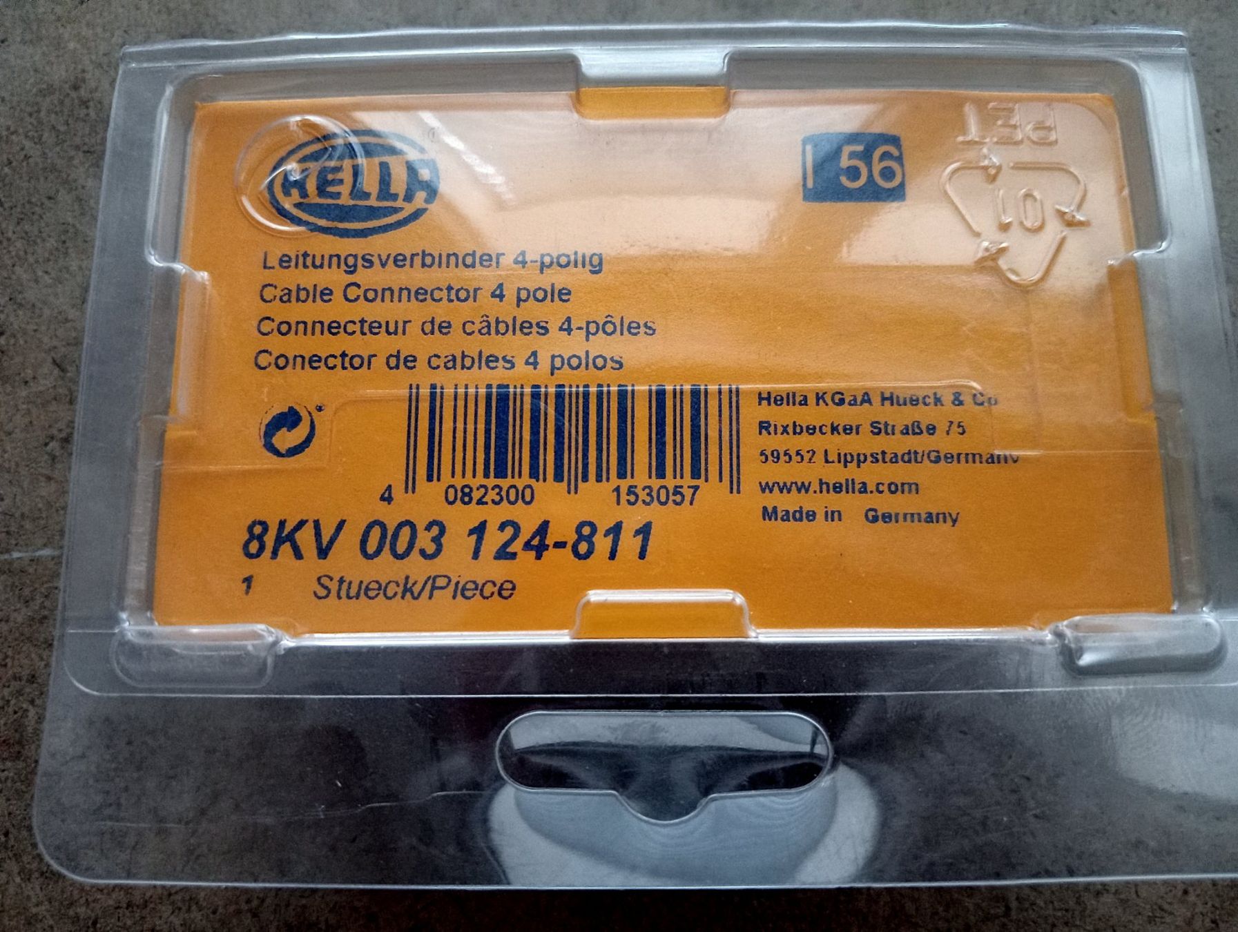 Elektronikbauteile: Leitungsverbinder 4-polig – Neu und originalverpackt aus Grüningen von Urtica