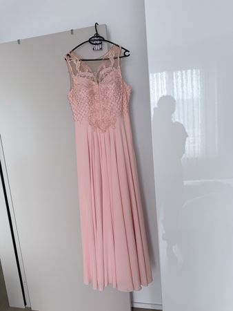 Abendkleid Rosa Grösse 42 Zustand sehr gut