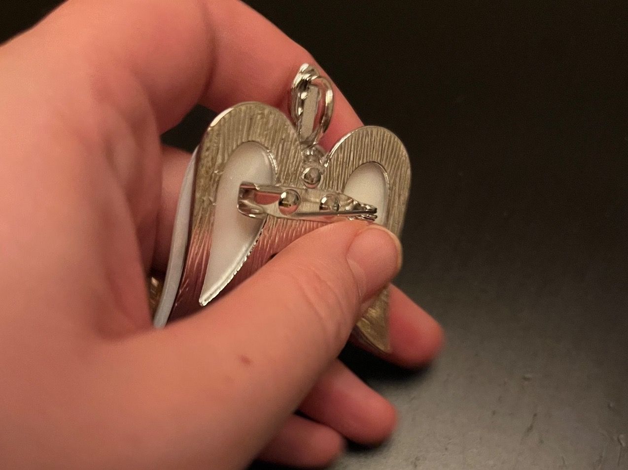 Broschen & Nadeln: Amulett/ Brosche Schutzengel mit Perlmutt – Neu (gemäss Beschreibung) aus Gams von Mariawicca 5