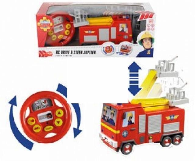 Dickie Toys Giocattoli: Dickie Toys, IRC Fireman Sam Drive & Steer Jupiter – Nuovo e nell'imballaggio originale da Wagenhausen venduto da FrauLang 1