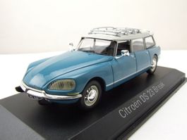 Citroën DS 23 Break 1972-1975 hellblau/ weiss 1:43 von NOREV
