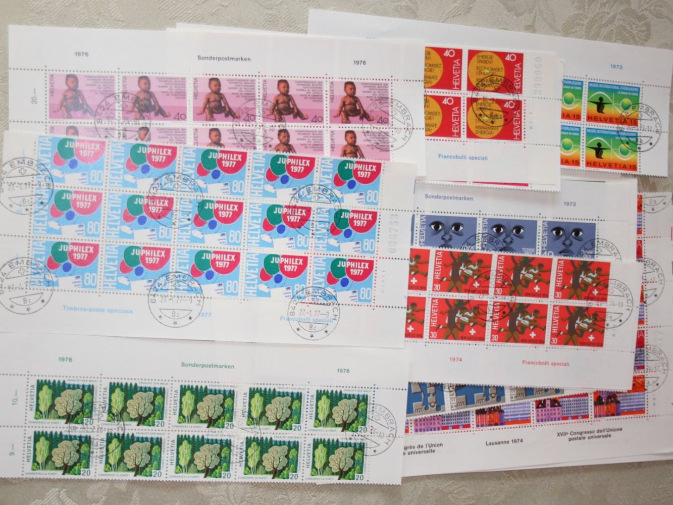 Tous les timbres: CH-Briefmarkensammlung ab Strubel – D'occasion à Seltisberg par Aurora066 5