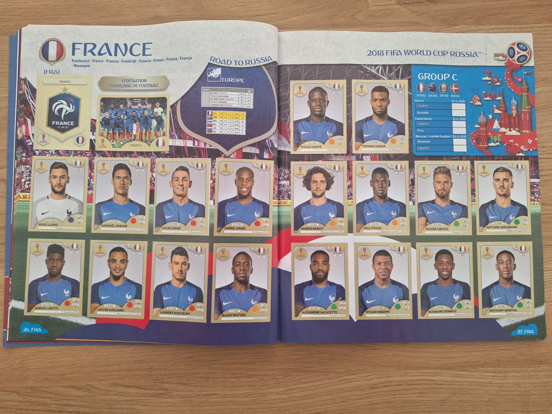 Panini Alben: PANINI WORLD CUP 2018 – Gebraucht aus St. Gallen von Matrix023 1