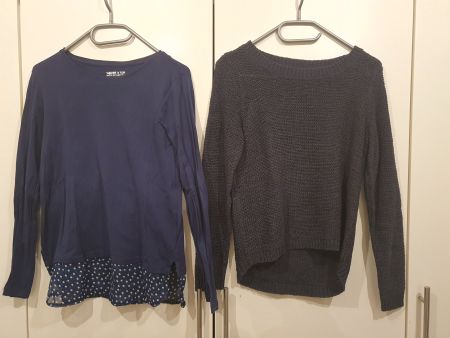2 Pullover Gr. S blau