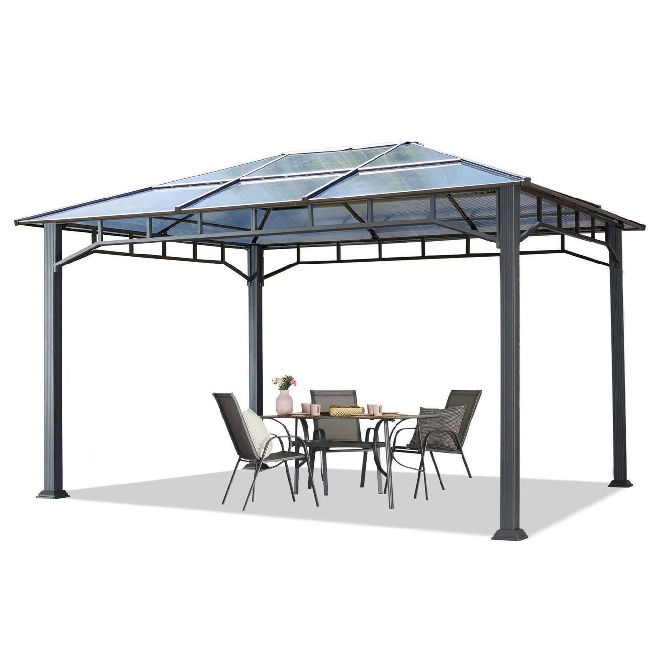 Gartenhäuser & Gewächshäuser: TOOLPORT Gartenpavillon 3x4 m Alu – Neu und originalverpackt aus Bottighofen von zaap
