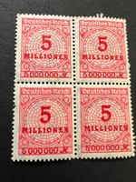 Deutsches Reich 2 Millionen  Mi.317 Viererblock ** (2135)