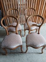 4 CHAISES L.PHILIPPE EN PARFAITE ÉTAT TRÈS STABLE 