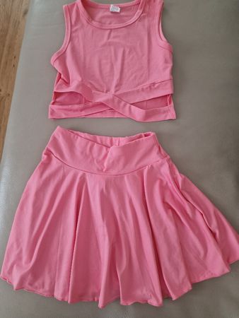 Kinder Süsses Sommer Set, Rock und Top, Gr. 140, neuwertig!
