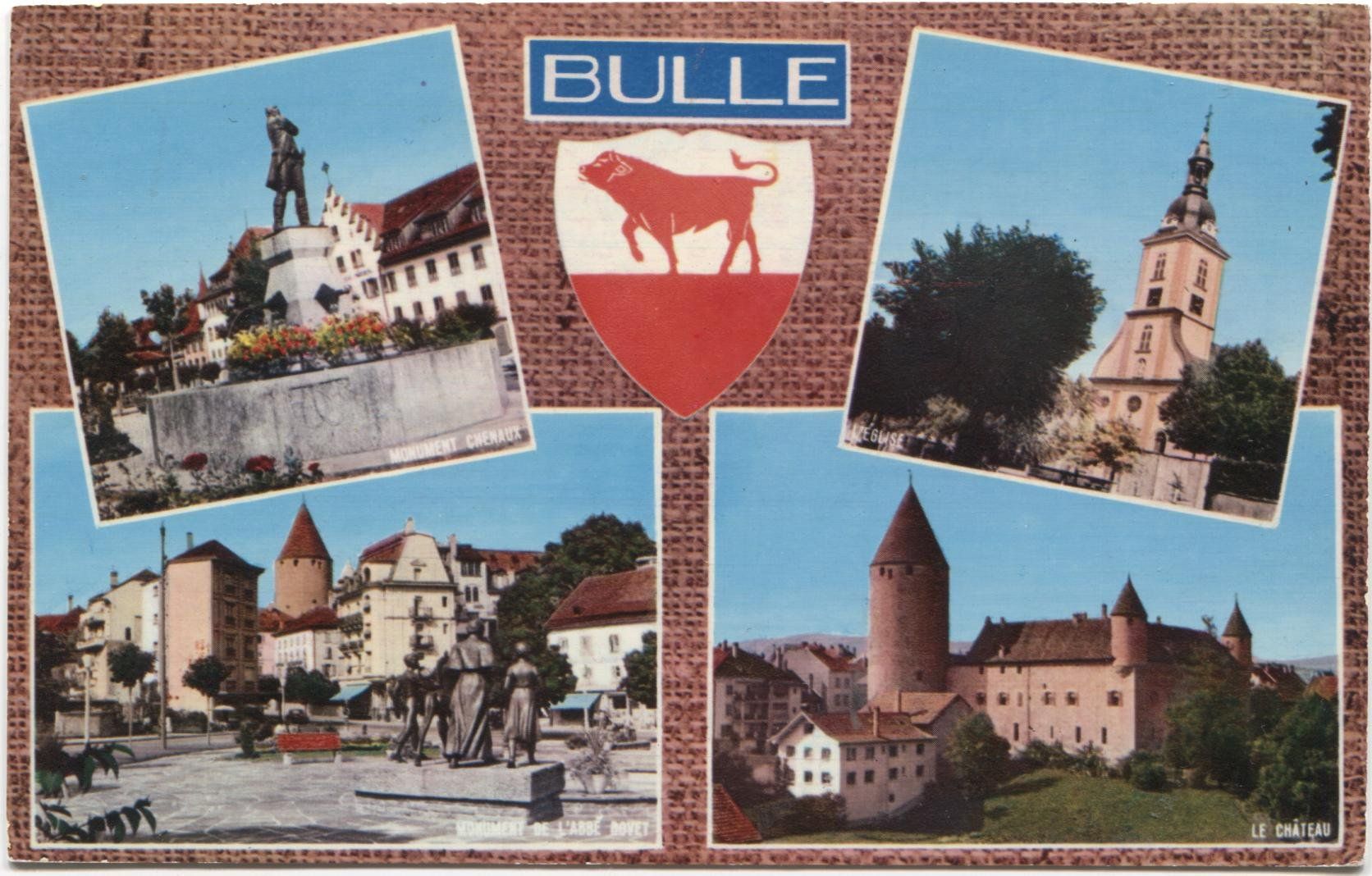 Cartoline postali: BULLE FR 1960 – Usato da Wil SG venduto da Clanx
