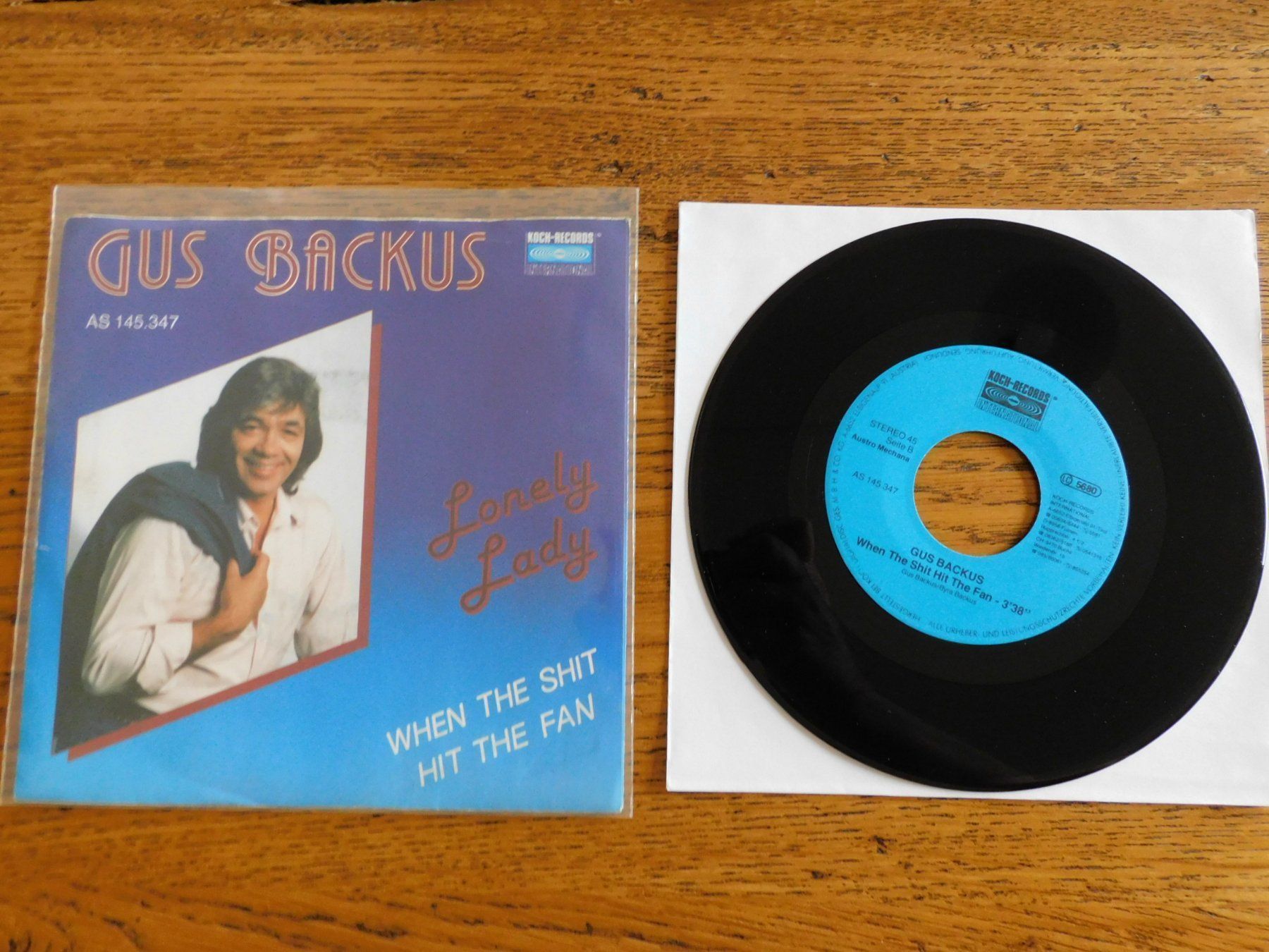 Schallplatten: Gus Backus ‎– Lonely Lady – Gebraucht aus Emmenbrücke von lamorak
