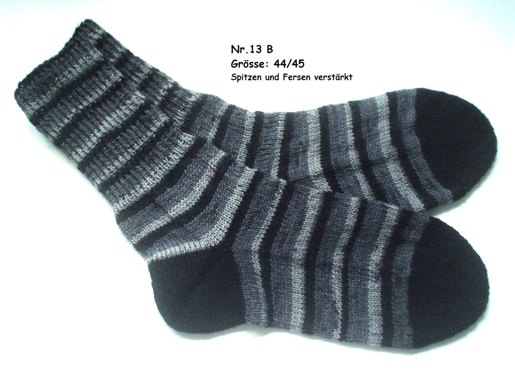 Chaussettes: Socken handgestrickt   Gr.44/45   Nr.13 – Neuf avec emballage d'origine à Täuffelen par wollness