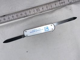 altes Victorinox Taschenmesser Aerni-Leuch AG Bern mit Etui