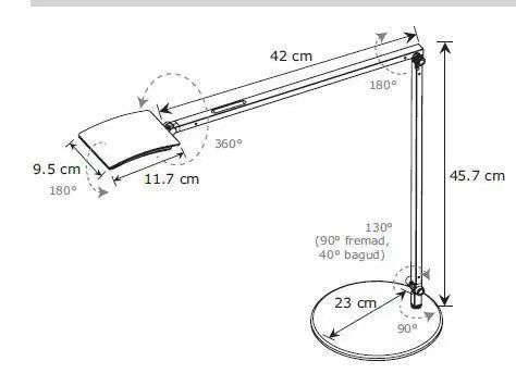 Lampen: Tischlampe Koncept Mosso Pro Designer LED schwarz – Gebraucht aus Binz von Tempelritter 1