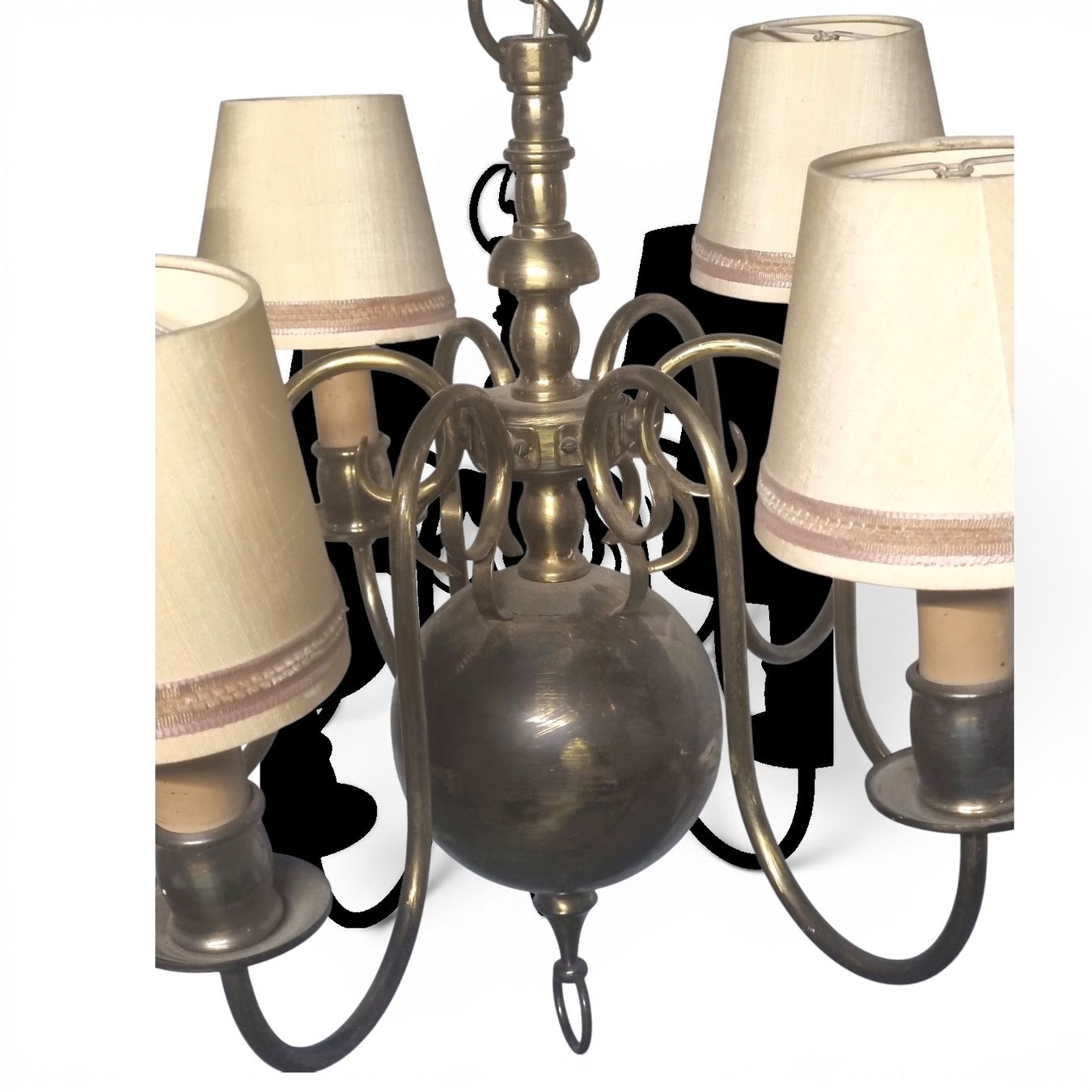 Lampadari & plafoniere: Hängelampe Messing mit 6 Schirmen – Usato da Zürich venduto da Pinogaudio 1