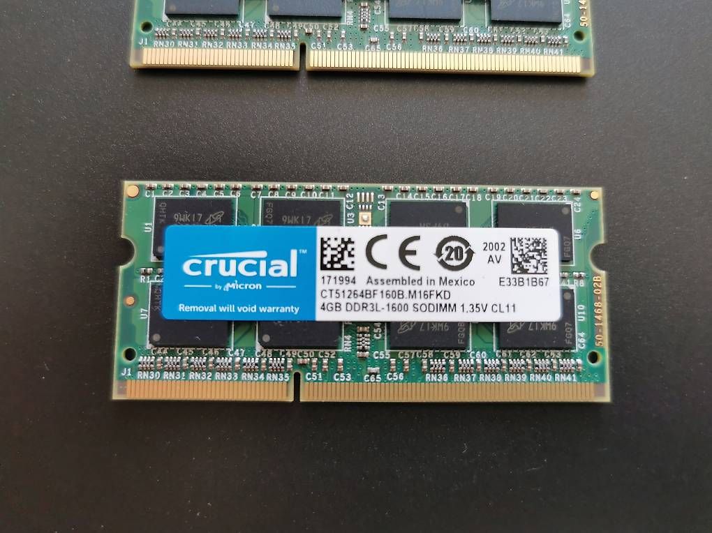 Memoria / RAM: RAM crucial 2x 4GB CT51264BF160B.M16FKD – Usato da Oberdorf BL venduto da FabioSantoro1990