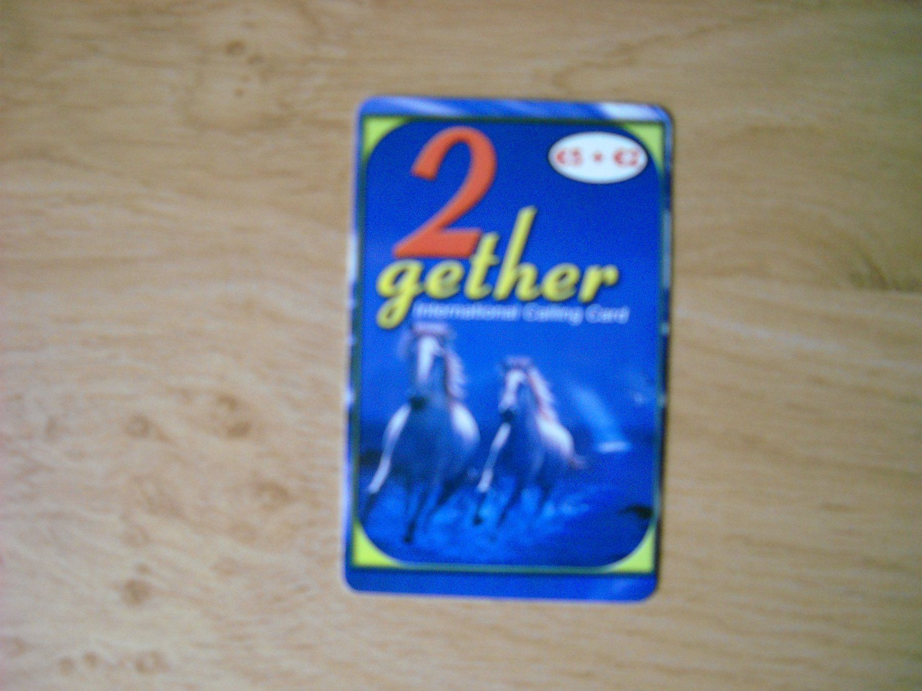 Telefon- & Taxkarten: 2gether International Calling Card – Gebraucht aus Boningen von FrediP
