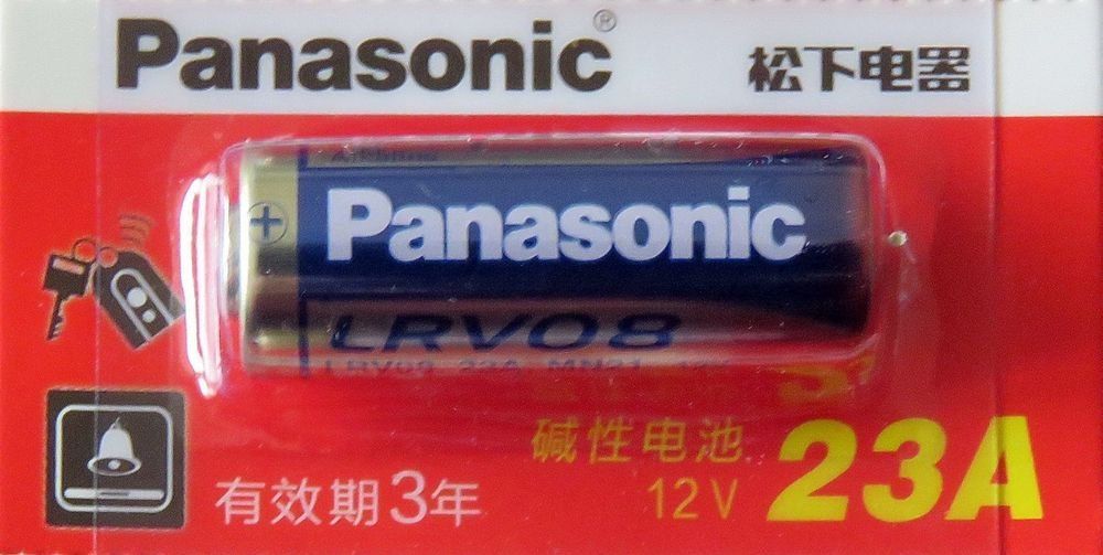 Panasonic Caricatori & Batterie: 12V Panasonic Batterie 23A / A23 / E23A – Nuovo e nell'imballaggio originale da Chavornay venduto da HDesH