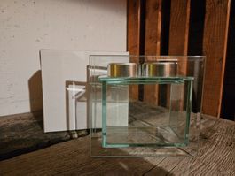 Kerzenhalterung Glas