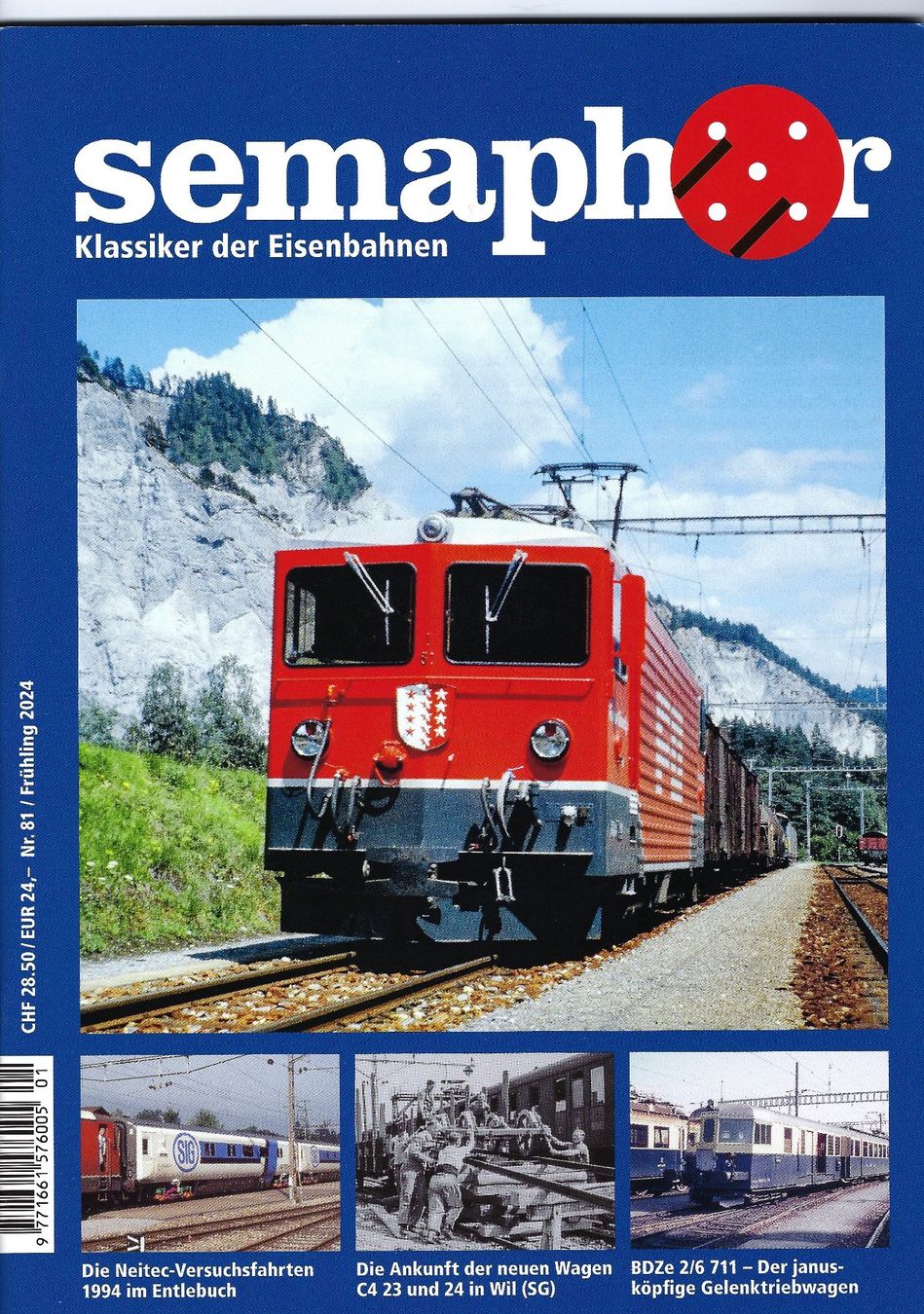 Zeitschriften & Magazine: Semaphore Nr 81 Frühling 2024 – Gebraucht aus Bözberg von Cumba
