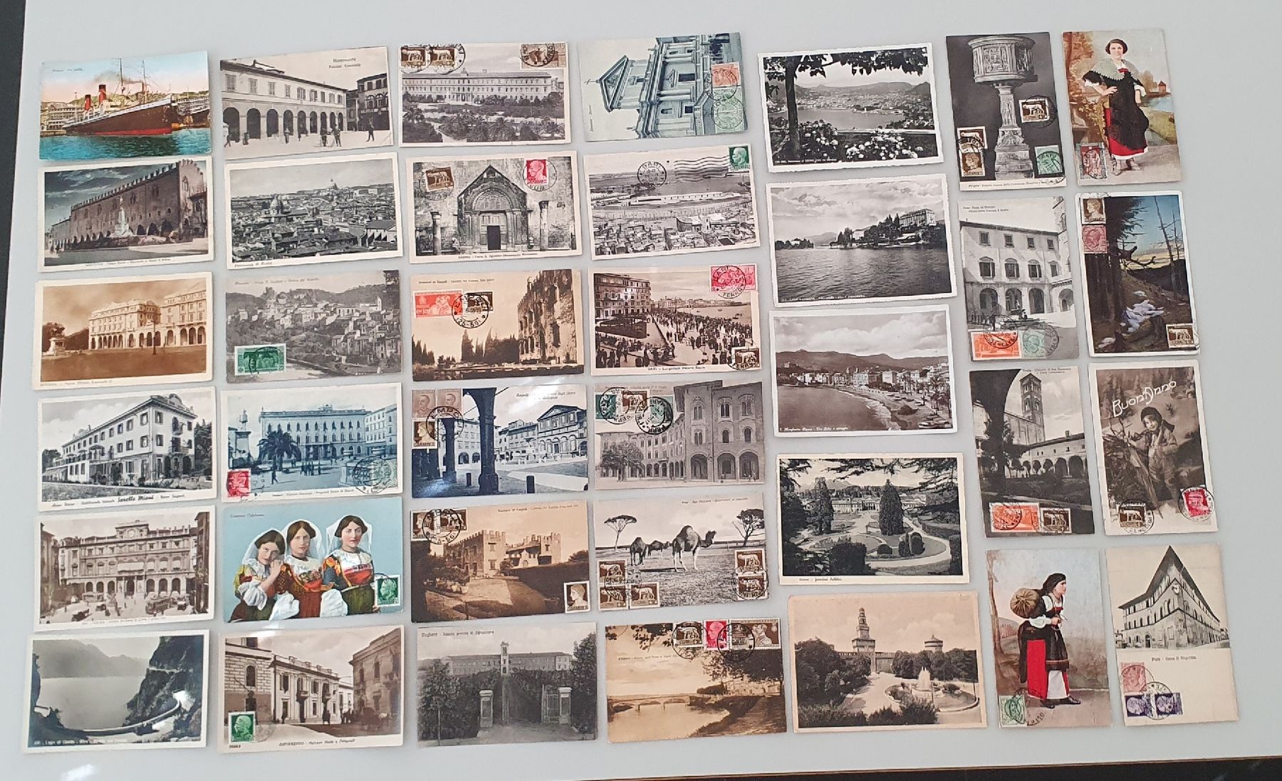 Ansichtskarten: 89 Ansichtskarten Italien – Gebraucht aus Kreuzlingen von Rschweiz1 3