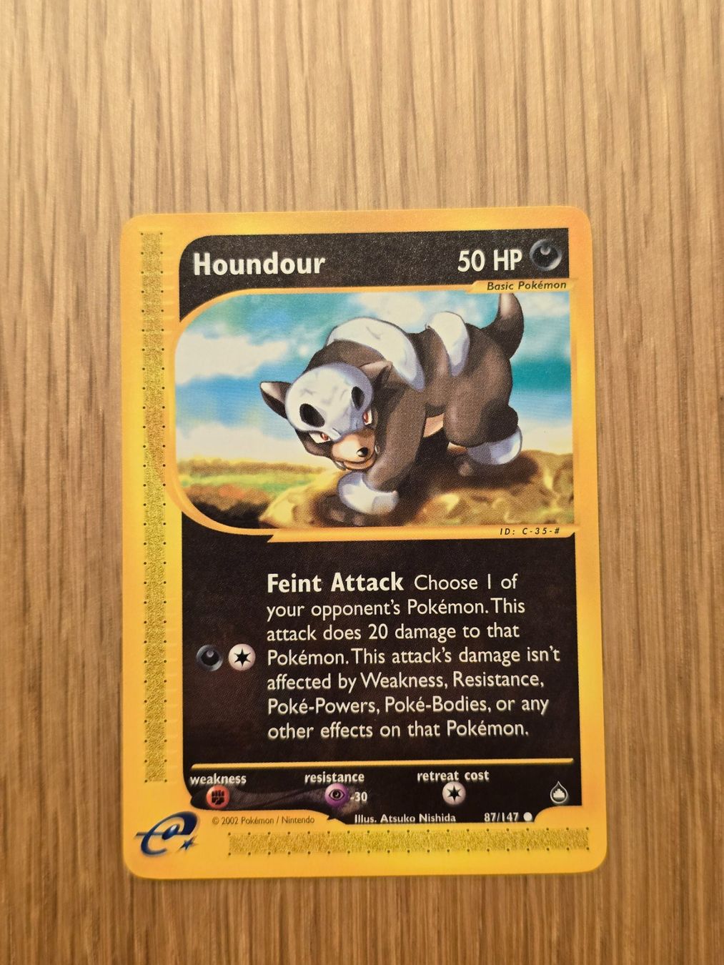 Pokémon Cartes à collectionner: Pokémon TCG Aquapolis Houndour – Neuf (Voir description) à Rotkreuz par Mahkoh