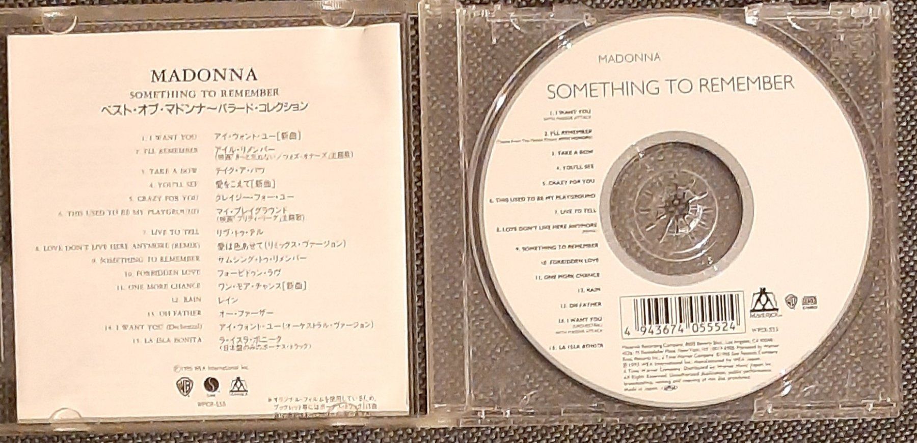 CD: Madonna - Something to remember 1995 Japan CD - Mint – Usato da Watt venduto da Tomaf