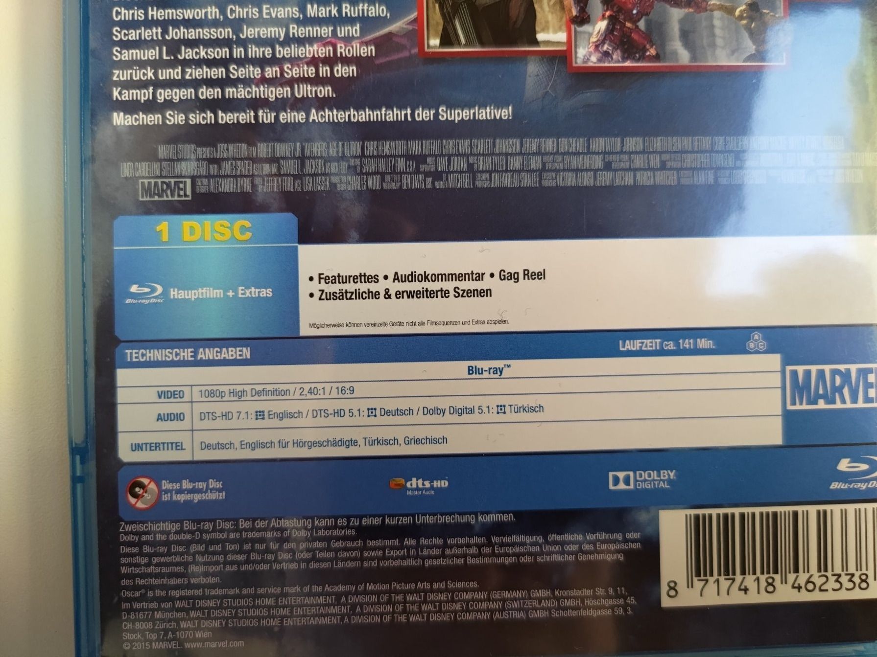 Alle DVDs: Avengers Age of Ultron – Gebraucht aus Liestal von Kratzilla 3