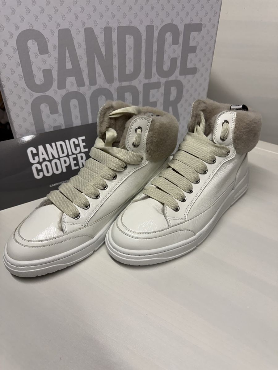 Cooper Scarpe da donna: Candice Cooper, neuves, blanches, fourrées, taille 38! – Nuovo e nell'imballaggio originale da Brügg BE venduto da Goob 1