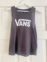 Vans Damen Tank Top XS schwarz – klassisches Logo Shirt