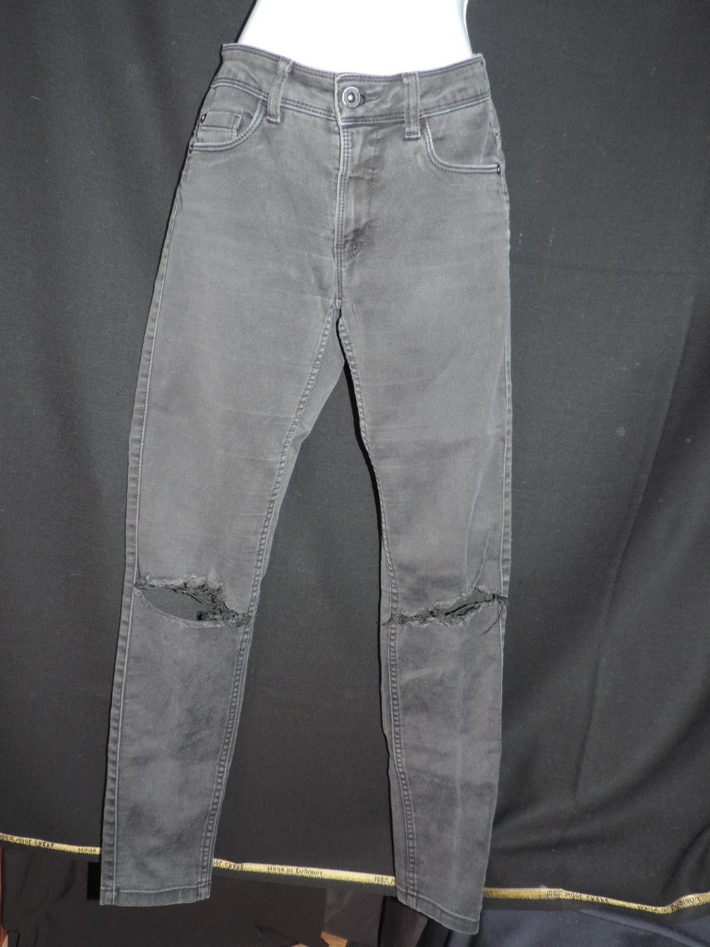Jeans: jeans stretch noir gris – Usato da Genève venduto da Axelle333 7