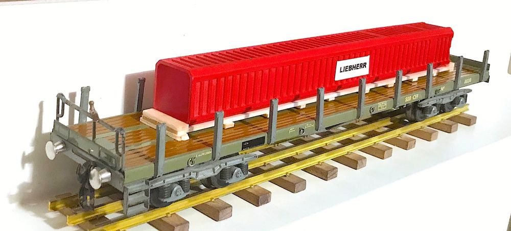 Buco Trains électriques: Buco Spur 0, Rungenwagen 8630, BELADEN – D'occasion à Ipsach par locky55 5
