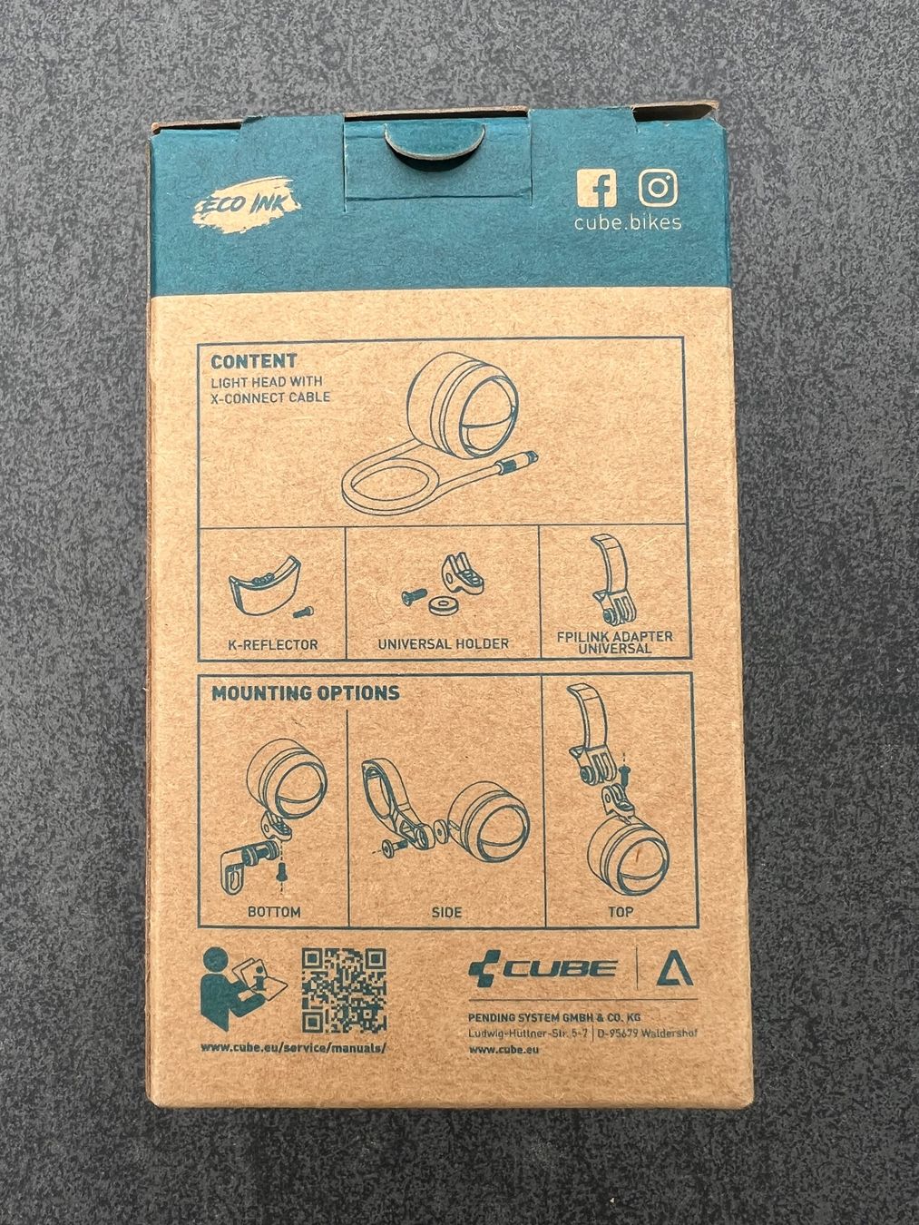 Pezzi di ricambio: ACID E-Bike Pro-E 150 X-Connect Frontlicht NEU – Nuovo e nell'imballaggio originale da Altendorf venduto da Moto1 2