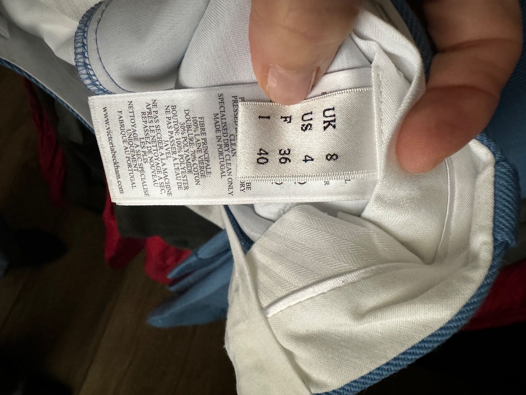 Victoria Beckham Pantaloni: Hose Victoria Beckham Grösse 36 – Nuovo (secondo la descrizione) da Brugg AG venduto da Simone28 3