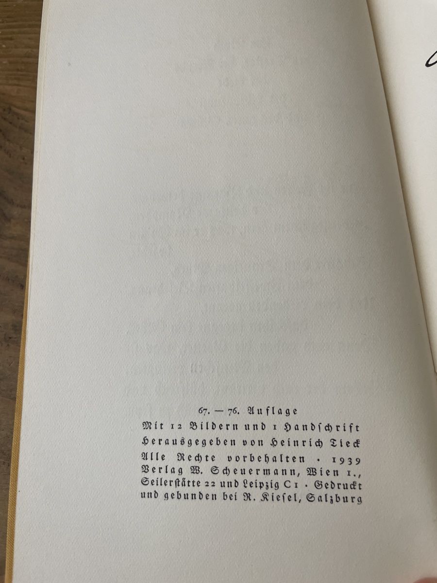 Bücher: Antikes Buch Croft bei Goethe 1939 – Gebraucht aus Winterthur von cheerio97 6