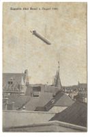 Aviatik: Zeppelin über den Dächern von Basel  4. August 1908