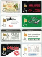8 Telefonkarten Deutschland S-Serie 1994