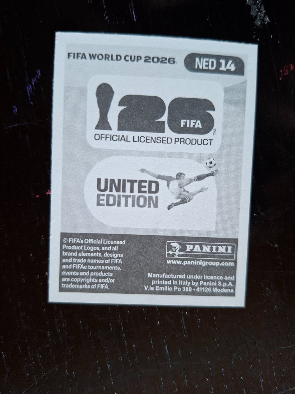 Panini Sammelbilder & Trading cards: Panini Sticker WM 2026 NED 14 – Neu (gemäss Beschreibung) aus Erlinsbach von pfunky 1