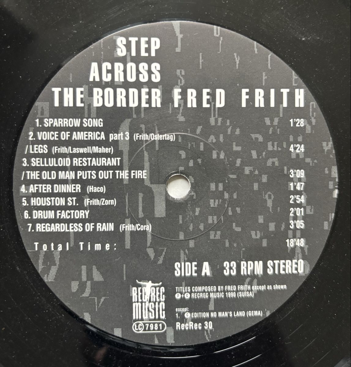 Dischi in vinile: Fred Frith - Step Across the Border 2xLP VG+/VG+ – Usato da Neuchâtel venduto da Deivid2 1