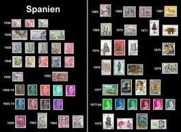 Spanien, 1936-1978, interessantes Lot