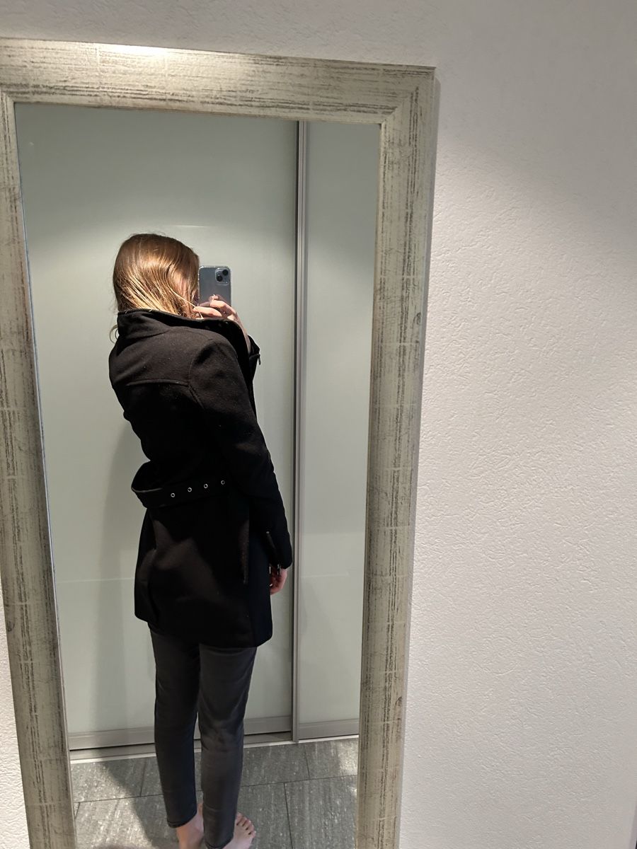 Only Cappotti: schwarzer Wollmantel Only – Nuovo (secondo la descrizione) da Zürich venduto da Shoppingqueen98 4