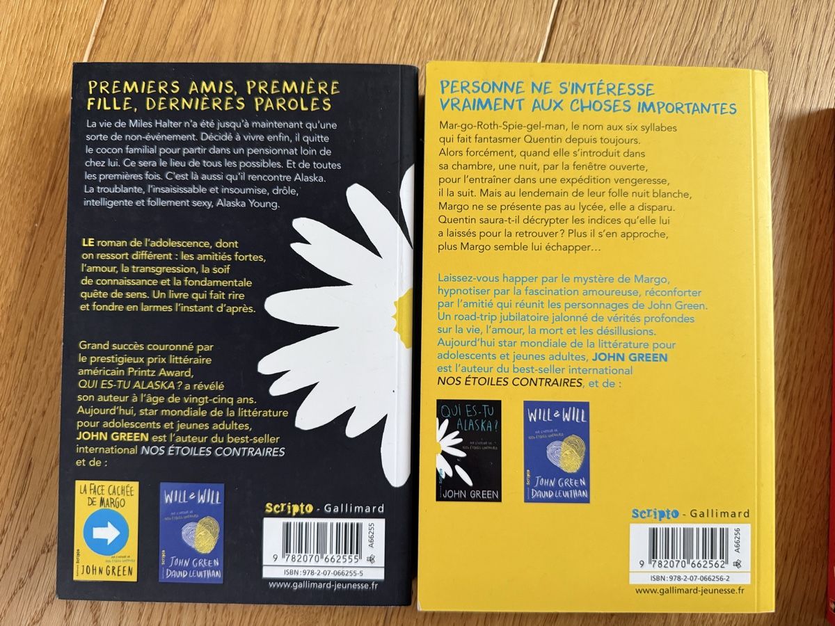 Libri: 4 Bücher von John Green & T.S. Esston – Usato da Zürich venduto da turicum2008 2
