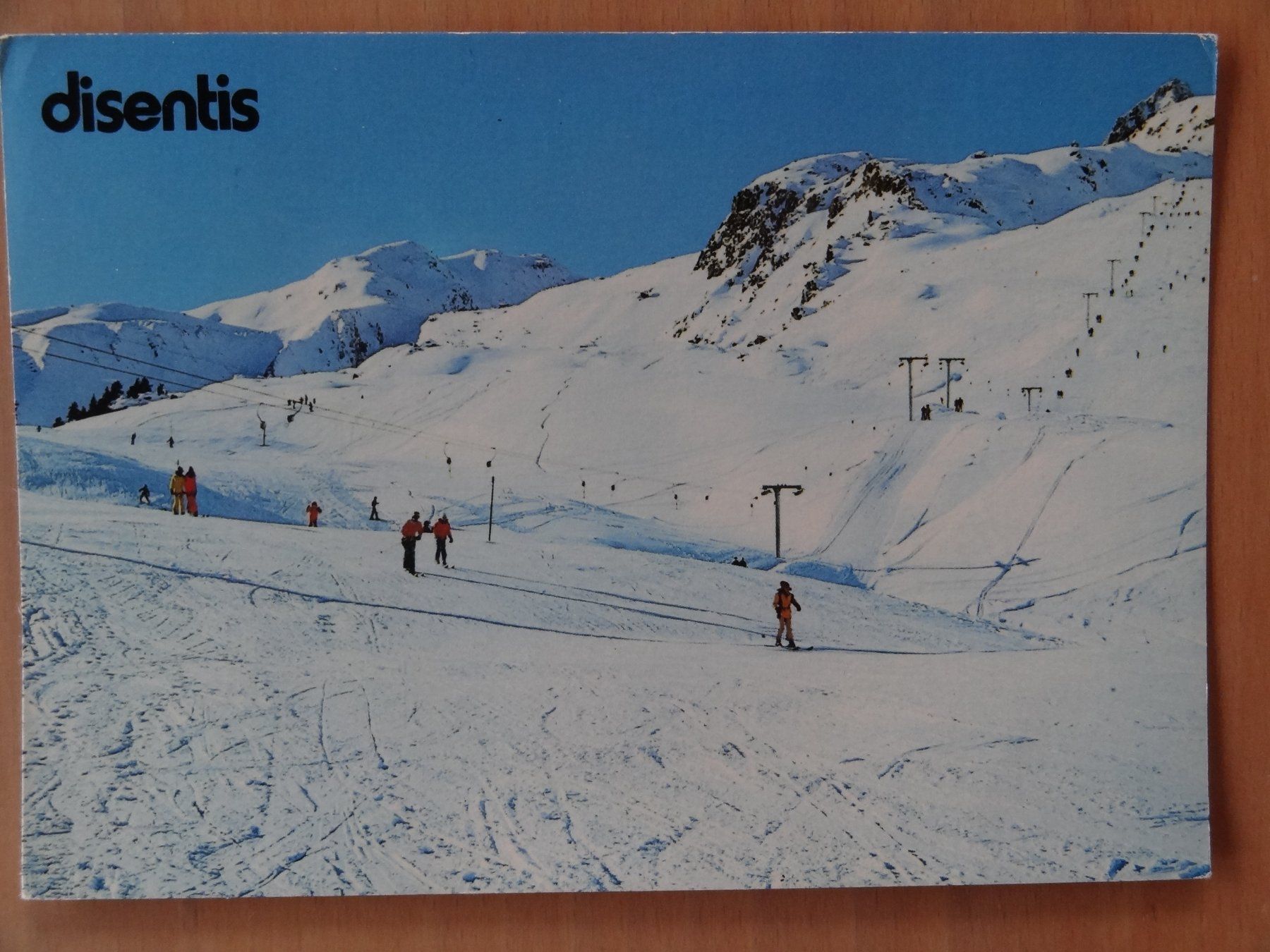 Cartoline postali: Disentis - Skigebiet - Grisons 1980 – Usato da St Léonard venduto da Riglin